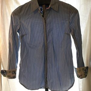 Floral & Stripe Buttondown